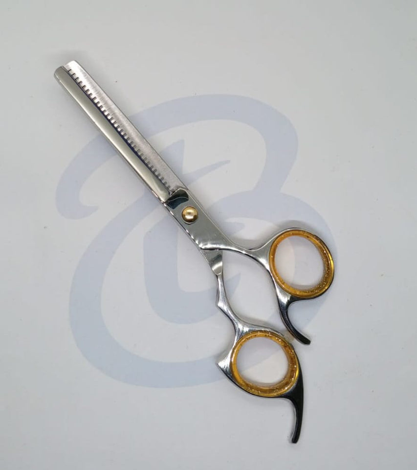 7-Inch Thinning Scissors – Gold Accent &amp; Lightweight Design