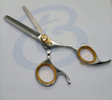 7-Inch Thinning Scissors – Gold Accent &amp; Lightweight Design