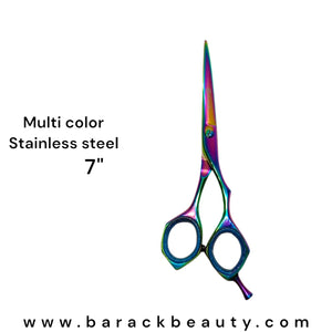 Multi-Color High Carbon Scissors – 7 Inches by Barack Beauty